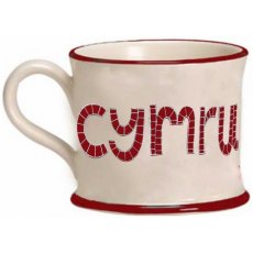 Moorland Pottery Cymru Ddraig Goch Mug