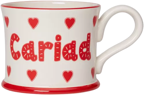 Moorland Pottery Cariad Red Mug