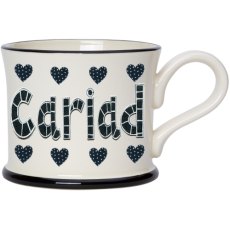 Moorland Pottery Cariad Black Mug