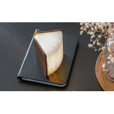 Gingko Smart Book Light - Mini Brown Leather