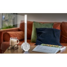 Gingko Octagon One Desk Lamp - Aluminium