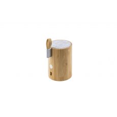 Gingko Drum Light Bluetooth Speaker - Bamboo Wood