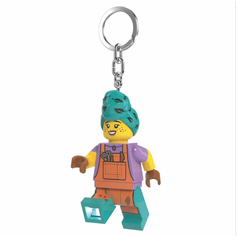 LEGO Iconic Minifigures Keychain Light Ceramic Girl