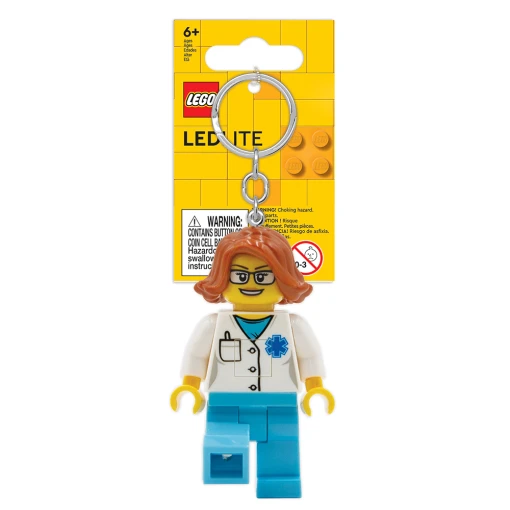 LEGO Iconic Minifigures Keychain Light Female Doctor