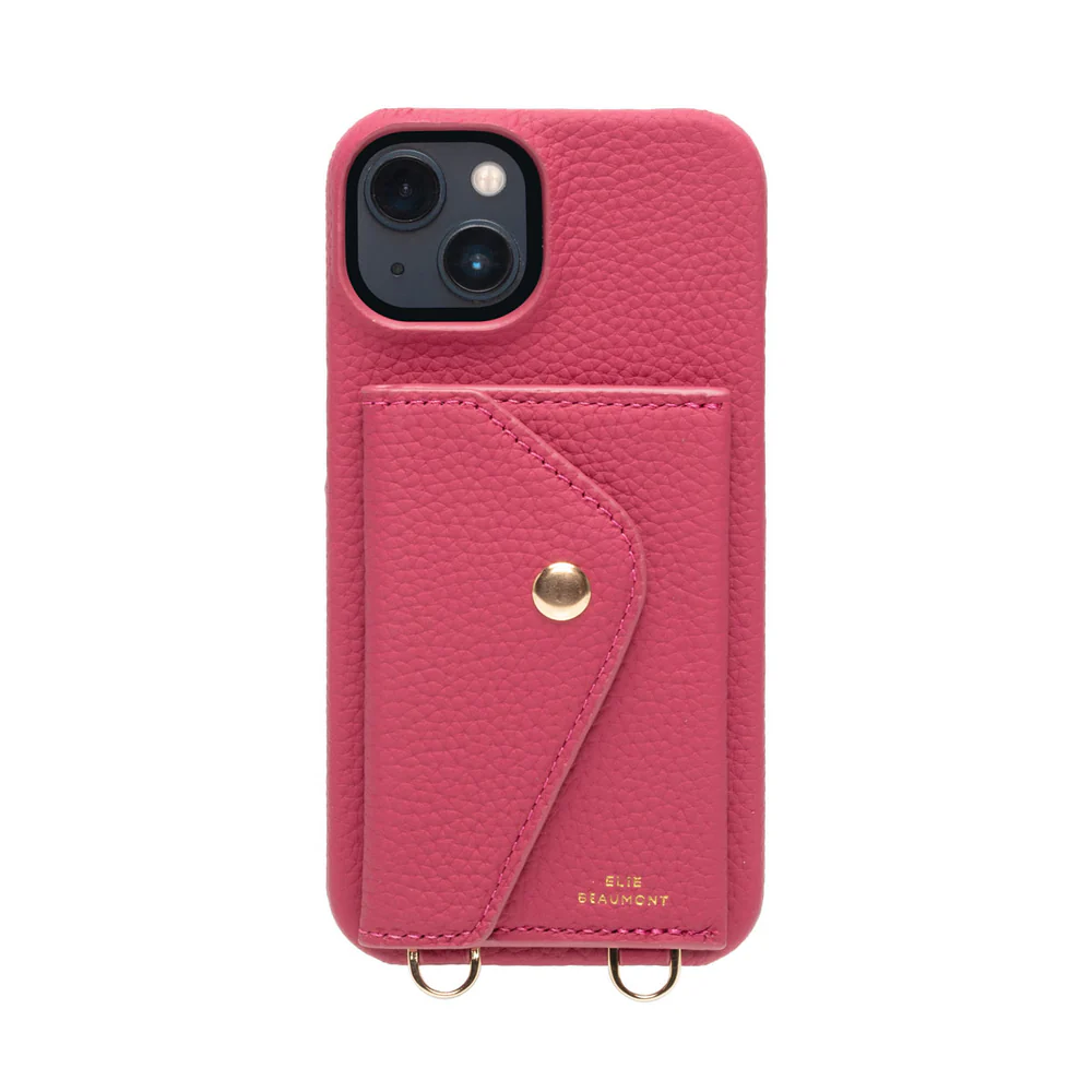 Elie Beaumont Leather iPhone Case - Azalea Elie Beaumont Leather iPhone Case - Azalea