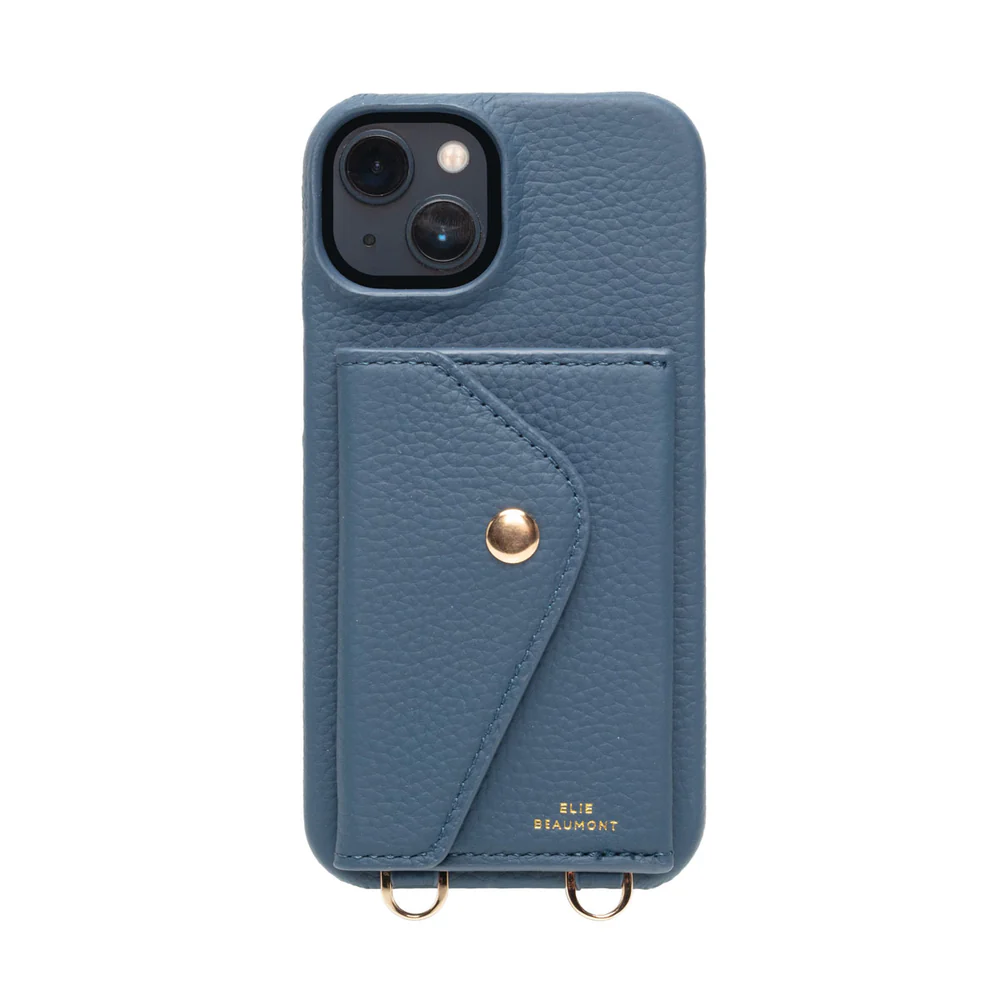 Elie Beaumont Leather iPhone Case - Teal Elie Beaumont Leather iPhone Case - Teal