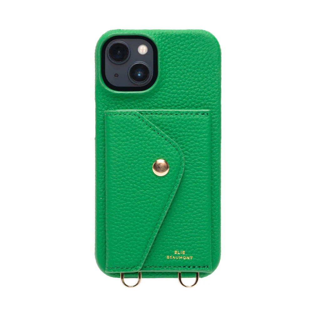 Elie Beaumont Leather iPhone Case - Jade Elie Beaumont Leather iPhone Case - Jade