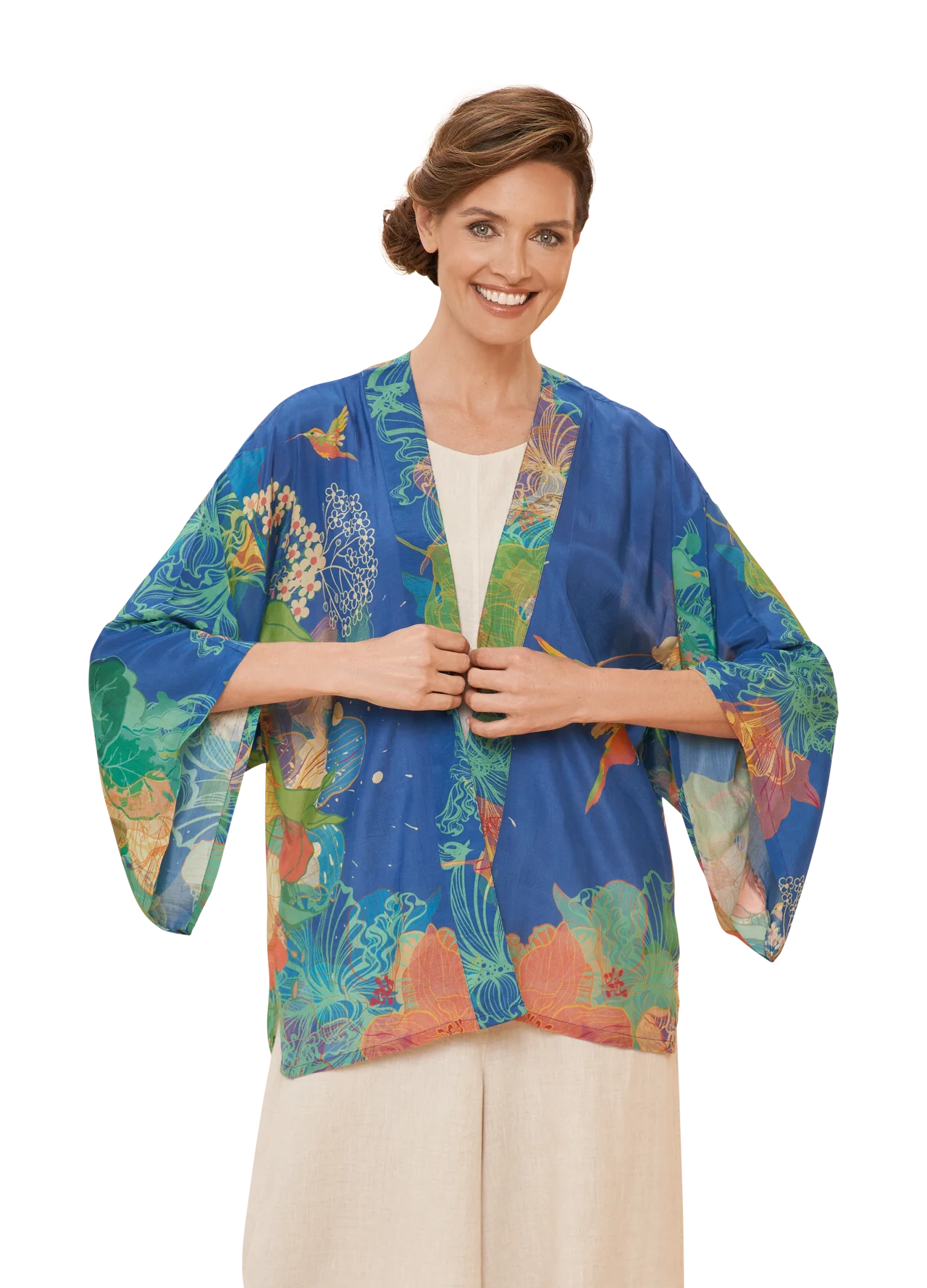 Powder Kimono Jacket - Hummingbird Denim