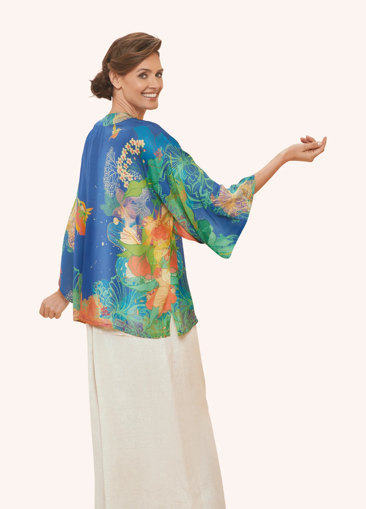 Powder Kimono Jacket - Hummingbird Denim