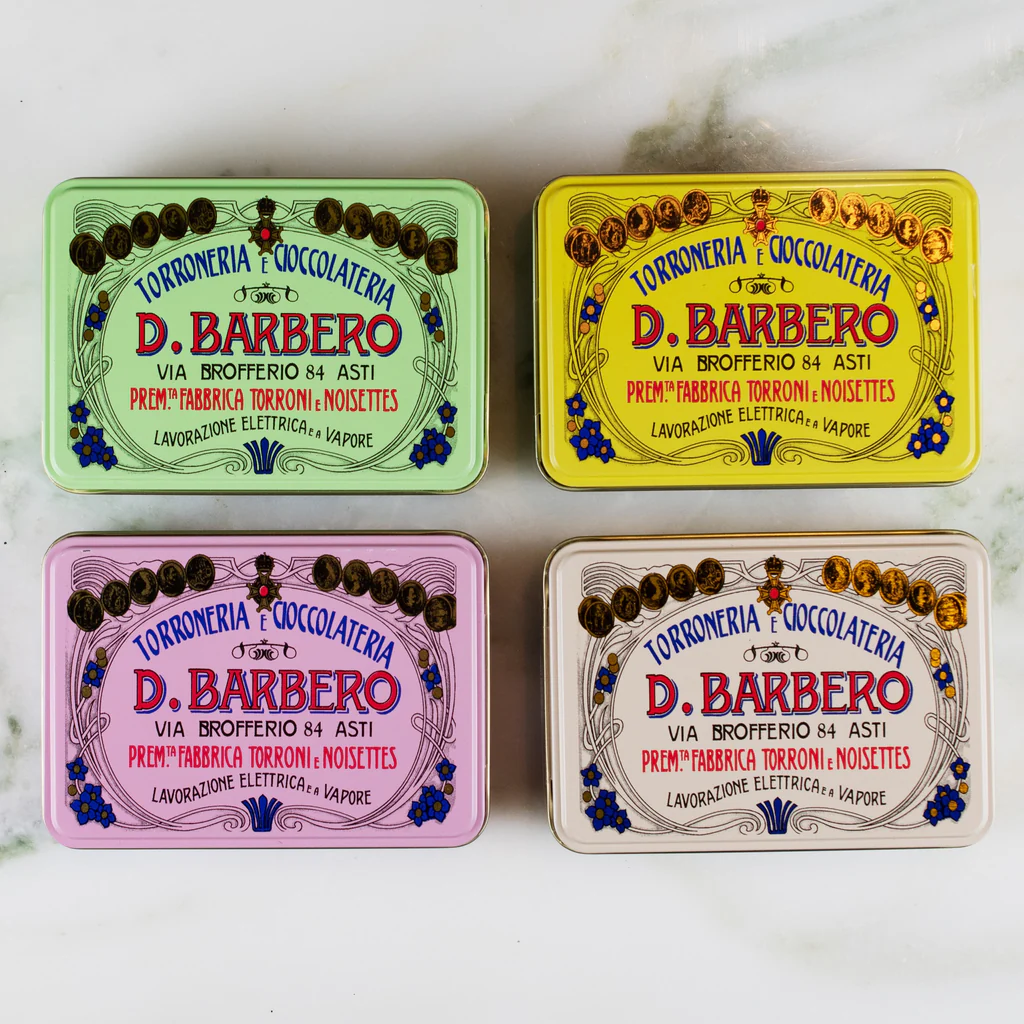 D.Barbero Assorted Tins : Praline 150g / Torroncini 100g / Truffles 130g