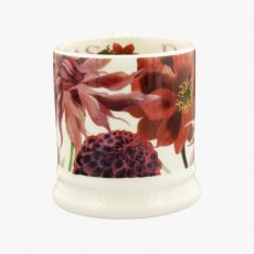 Emma Bridgewater Flowers Red & Pink Dahlia 1/2 Pint Mug