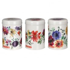 Emma Bridgewater Garden Flowers Set of 3 Round Caddies Emma Bridgewater Garden Flowers Set of 3 Round Caddies