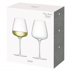 Anton Studio Designs Juno White Wine Glasses Set of 2 Anton Studio Designs Juno White Wine Glasses Set of 2