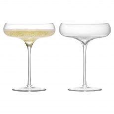 Anton Studio Designs Juno Champagne Saucers Set of 2 Anton Studio Designs Juno Champagne Saucers Set of 2