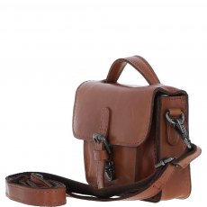 Ashwood Leather Mini Crossbody Satchel Bag - Tan P-61 Ashwood Leather Mini Crossbody Satchel Bag - Tan P-61