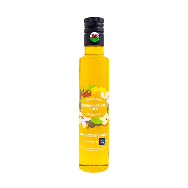 Pembrokeshire Gold Smoked Rapeseed Oil 250ml Pembrokeshire Gold Smoked Rapeseed Oil 250ml