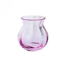Dartington Crystal Artisan Collection Round Vase - Pink Dartington Crystal Artisan Collection Round Vase - Pink