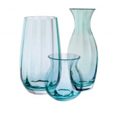 Dartington Crystal Artisan Collection Round Vase - Teal Dartington Crystal Artisan Collection Round Vase - Teal