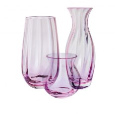 Dartington Crystal Artisan Collection Slim Vase - Pink Dartington Crystal Artisan Collection Slim Vase - Pink