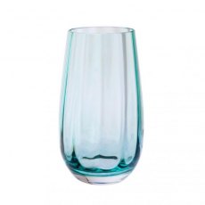 Dartington Crystal Artisan Collection Dewdrop Vase - Teal Dartington Crystal Artisan Collection Dewdrop Vase - Teal