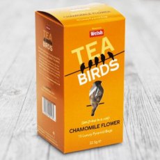 Welsh Brew Tea Birds Chamomile Flower - 15 Luxury Pyramid Teabags Welsh Brew Tea Birds Chamomile Flower - 15 Luxury Pyramid Teabags