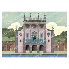 Clough Williams-Ellis Yr Orchestraf / The Gloriette 1964 Mounted Print A3 Clough Williams-Ellis Yr Orchestraf / The Gloriette 1964 Mounted Print A3