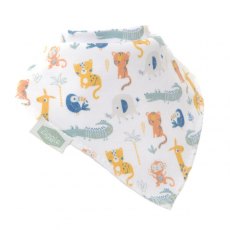 Ziggle Baby Bandana Dribble Bib - Savanna Animals Ziggle Baby Bandana Dribble Bib - Savanna Animals