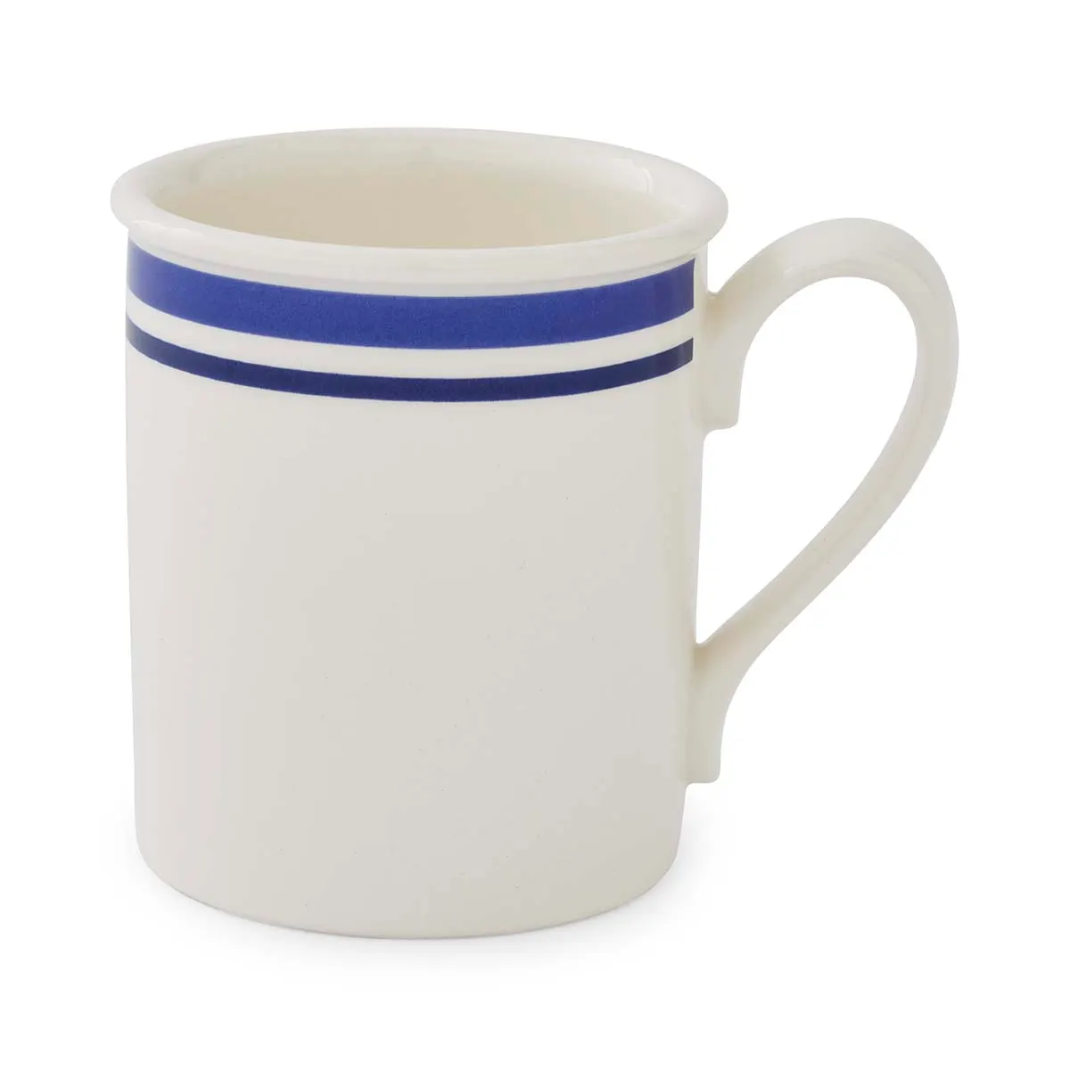Portmeirion Home Potter's Stripe Breakfast Mug Blue Portmeirion Home Potter's Stripe Breakfast Mug Blue