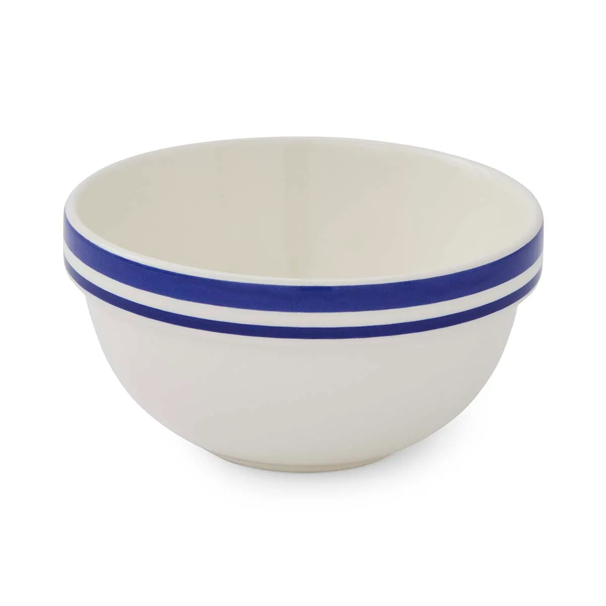 Portmeirion Home Potter's Stripe 5 Inch Stacking Bowl Blue Portmeirion Home Potter's Stripe 5 Inch Stacking Bowl Blue