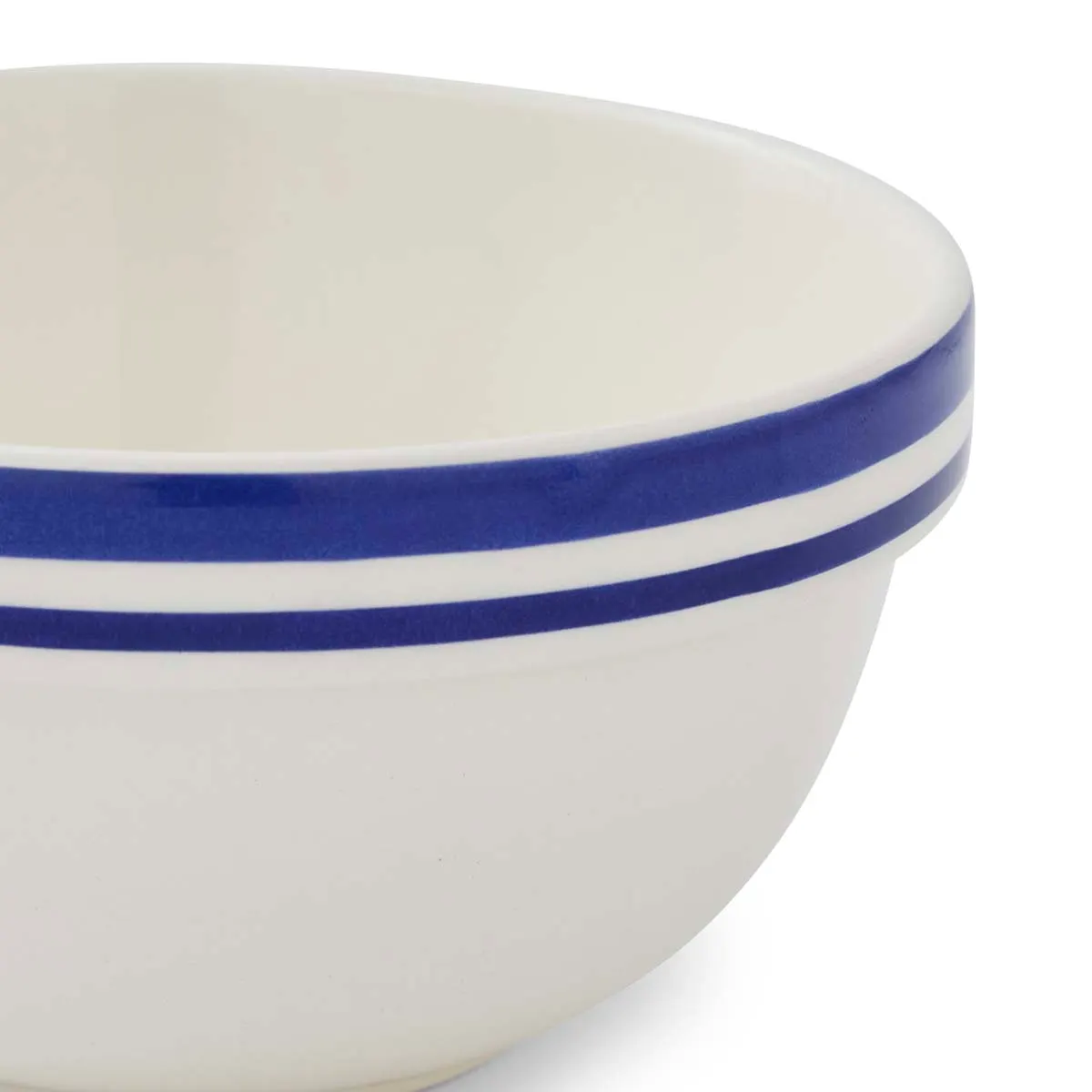 Portmeirion Home Potter's Stripe 5 Inch Stacking Bowl Blue Portmeirion Home Potter's Stripe 5 Inch Stacking Bowl Blue