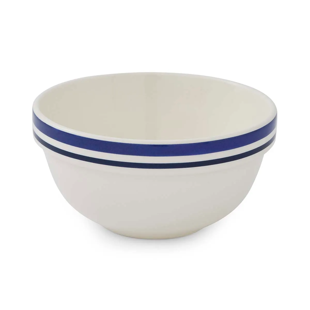 Portmeirion Home Potters Stripe 5.5 Inch Stacking Bowl Blue Portmeirion Home Potters Stripe 5.5 Inch Stacking Bowl Blue