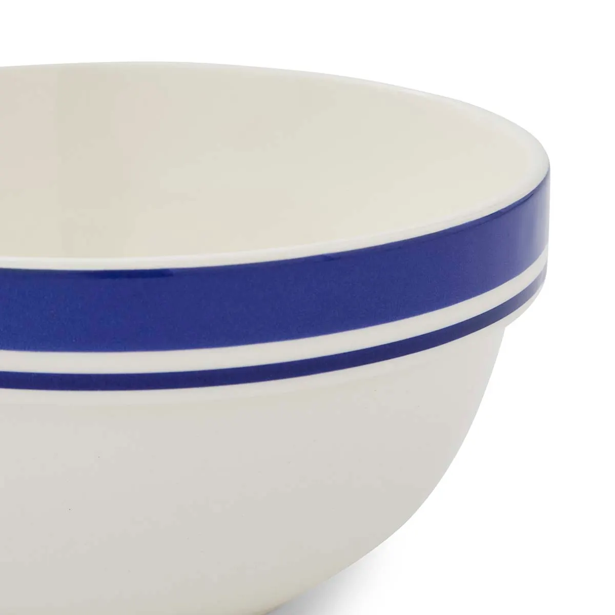 Portmeirion Home Potter's Stripe 7 Inch Stacking Bowl Blue Portmeirion Home Potter's Stripe 7 Inch Stacking Bowl Blue