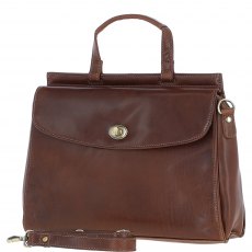 Ashwood Leather Large Grab Bag Brown V84 Ashwood Leather Large Grab Bag Brown V84