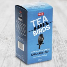Welsh Brew Tea Birds Earl Grey - 15 Luxury Pyramid Teabags Welsh Brew Tea Birds Earl Grey - 15 Luxury Pyramid Teabags