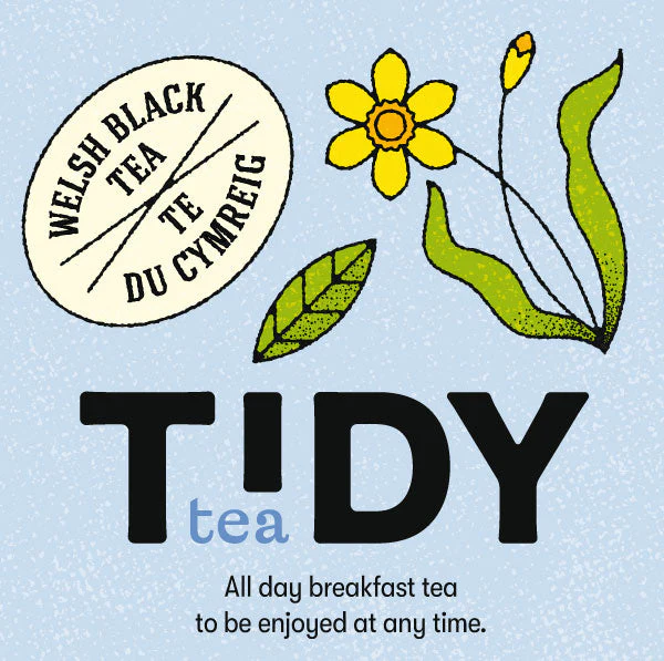 Tidy Tea Welsh Black Tea - 15 Plastic Free Pyramid Teabags Tidy Tea Welsh Black Tea - 15 Plastic Free Pyramid Teabags