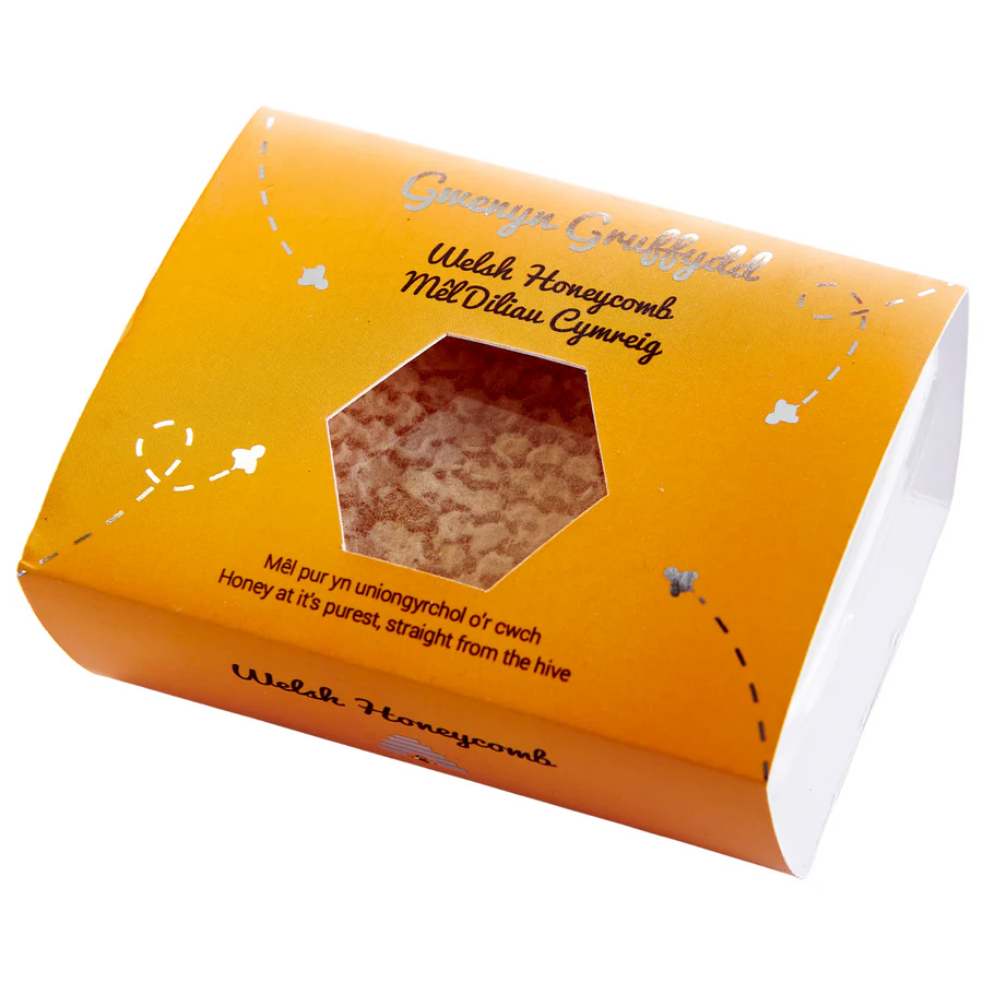 Gwenyn Gruffydd Pure Welsh Honey Cut Comb Honeycomb 170g Gwenyn Gruffydd Pure Welsh Honey Cut Comb Honeycomb 170g