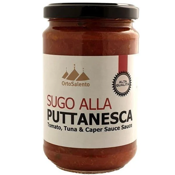 OrtoSalento Sugo alla Puttanesca Tomato (Tuna & Caper Sauce) 280g OrtoSalento Sugo alla Puttanesca Tomato (Tuna & Caper Sauce) 280g