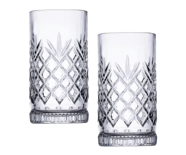 Ravenhead Eton Set Of 2 Hiball Glasses 45cl Ravenhead Eton Set Of 2 Hiball Glasses 45cl