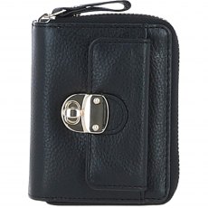 Ashwood Leather Chic Coin Purse - Black Y-50 Ashwood Leather Chic Coin Purse - Black Y-50