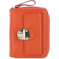 Ashwood Leather Chic Coin Purse - Orange Y-50 Ashwood Leather Chic Coin Purse - Orange Y-50