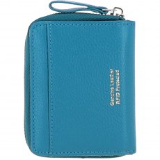 Ashwood Leather Chic Coin Purse - Turquoise Y-50 Ashwood Leather Chic Coin Purse - Turquoise Y-50