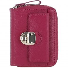 Ashwood Leather Chic Coin Purse - Raspberry Y-50 Ashwood Leather Chic Coin Purse - Raspberry Y-50