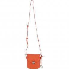 Ashwood Leather Crossbody Bag with Twist Lock - Orange Y-52 Ashwood Leather Crossbody Bag with Twist Lock - Orange Y-52