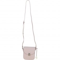 Ashwood Leather Crossbody Bag with Twist Lock - Beige Y-52 Ashwood Leather Crossbody Bag with Twist Lock - Beige Y-52
