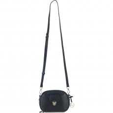 Ashwood Leather Compact Crossbody Bag with Twist Lock & Adjustable Strap - Black Y-53 Ashwood Leather Compact Crossbody Bag with Twist Lock & Adjustable Strap - Black Y-53