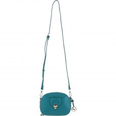 Ashwood Leather Compact Crossbody Bag with Twist Lock & Adjustable Strap - Green Y-53 Ashwood Leather Compact Crossbody Bag with Twist Lock & Adjustable Strap - Green Y-53