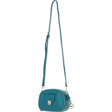 Ashwood Leather Compact Crossbody Bag with Twist Lock & Adjustable Strap - Green Y-53 Ashwood Leather Compact Crossbody Bag with Twist Lock & Adjustable Strap - Green Y-53