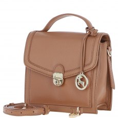 Ashwood Leather Compact Flap Over Handbag with Detachable Crossbody Strap - Butterscotch Y-54 Ashwood Leather Compact Flap Over Handbag with Detachable Crossbody Strap - Butterscotch Y-54