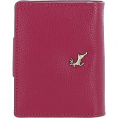 Ashwood Leather Twist Lock Purse - Raspberry Y-60 Ashwood Leather Twist Lock Purse - Raspberry Y-60