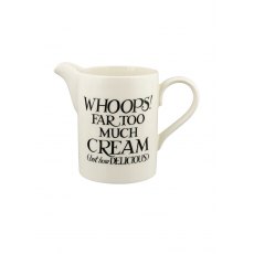 Emma Bridgewater Black Toast Cream Medium Straight Jug Emma Bridgewater Black Toast Cream Medium Straight Jug